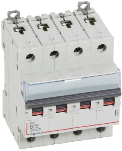 Выключатель автоматический Legrand DX3-E 6000 4п 25А B 10кА картинка